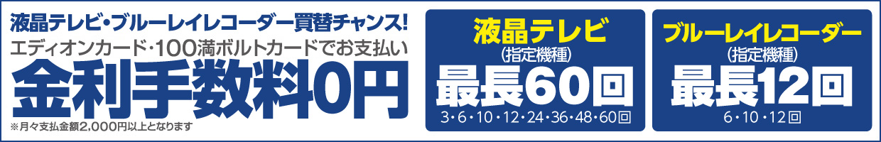 金利手数料0円