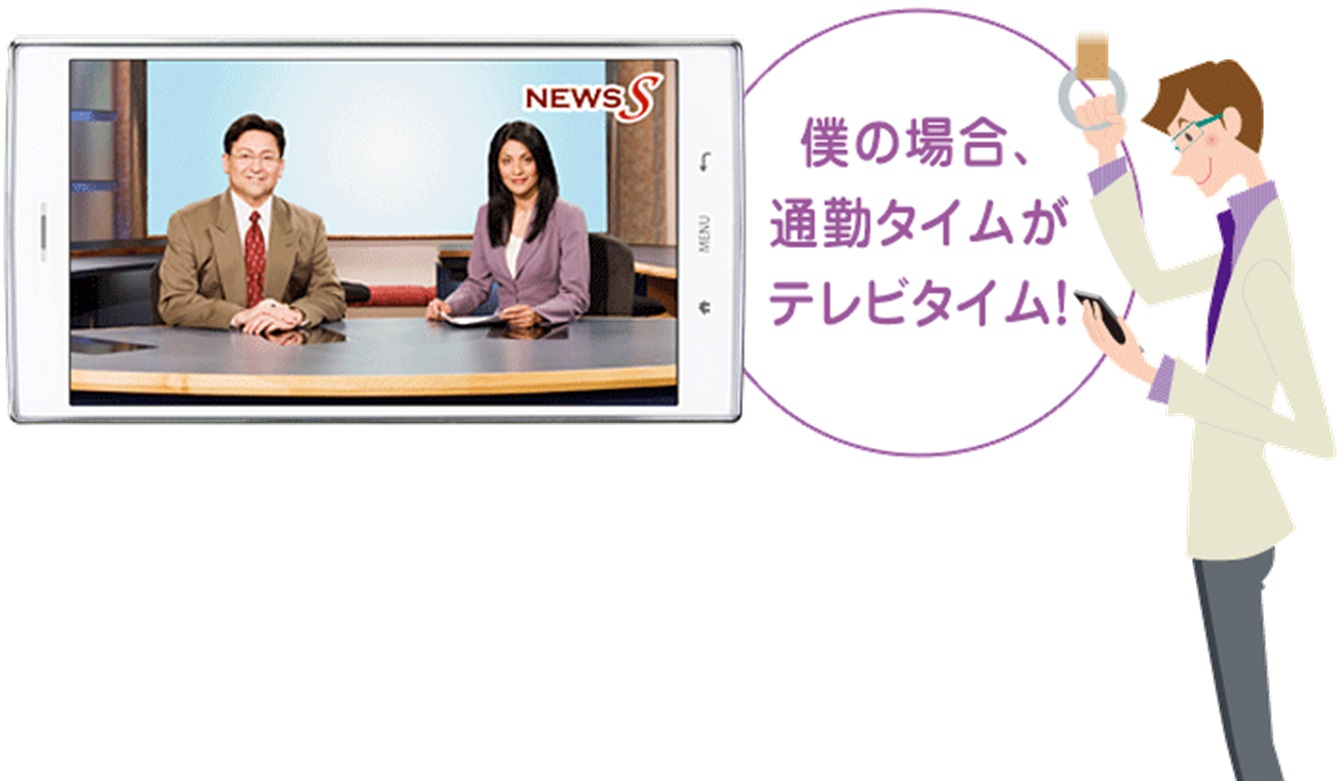 録画した番組をスマホで視聴