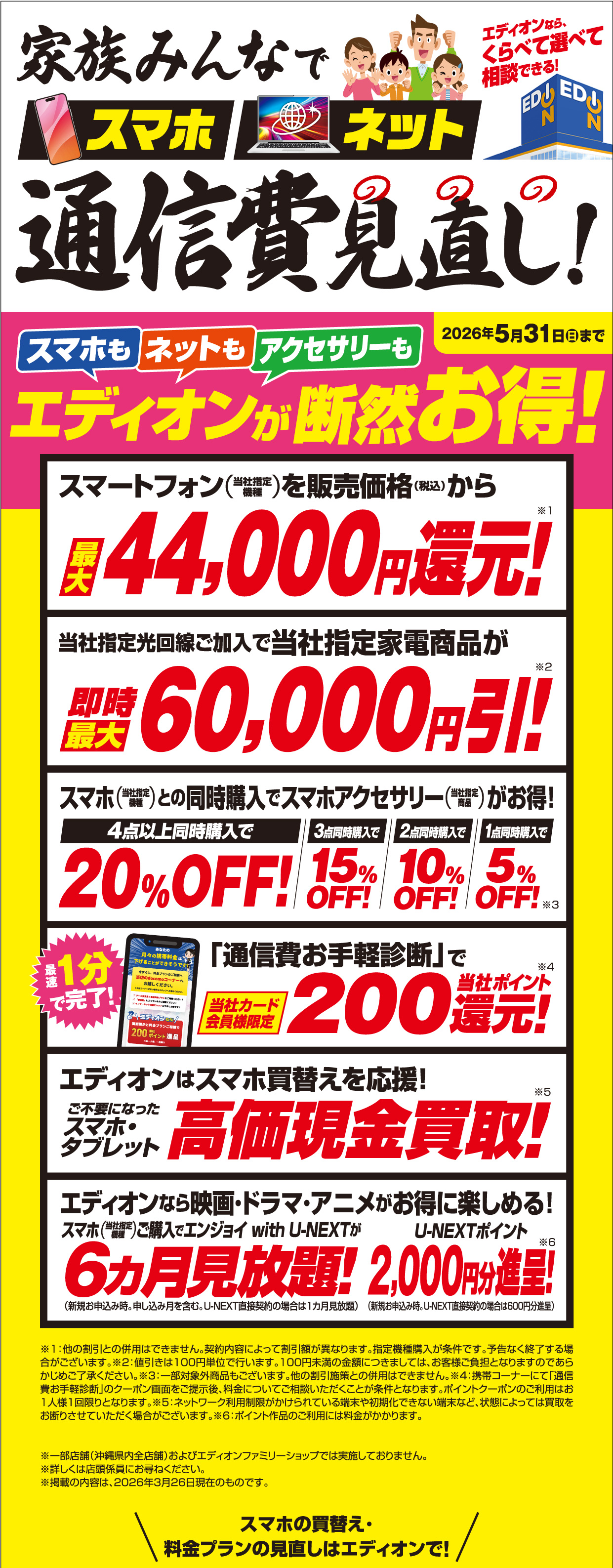 エディオンスマホキャンペーン