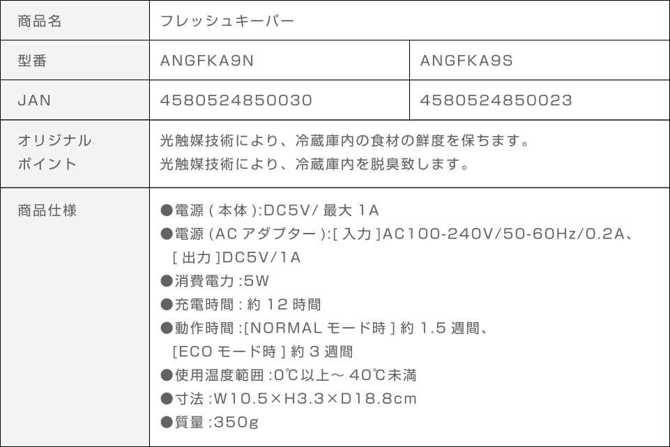 【新品未開封】e angle フレッシュキーパー シルバーANG-FK-A9-S 新品未開封】e angle フレッシュキーパー シルバーANG-FK-A9-S