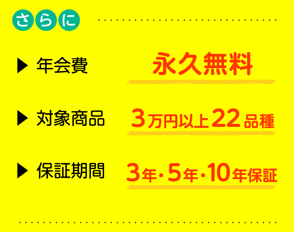 年会費永久無料