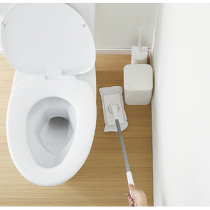 シートにノータッチ！トイレの床や壁をラクにお掃除