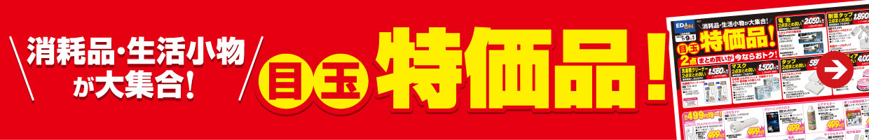 目玉特価品！