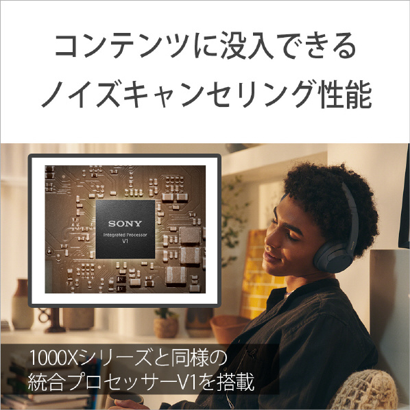 コンテンツに没入できるノイズキャンセリング性能