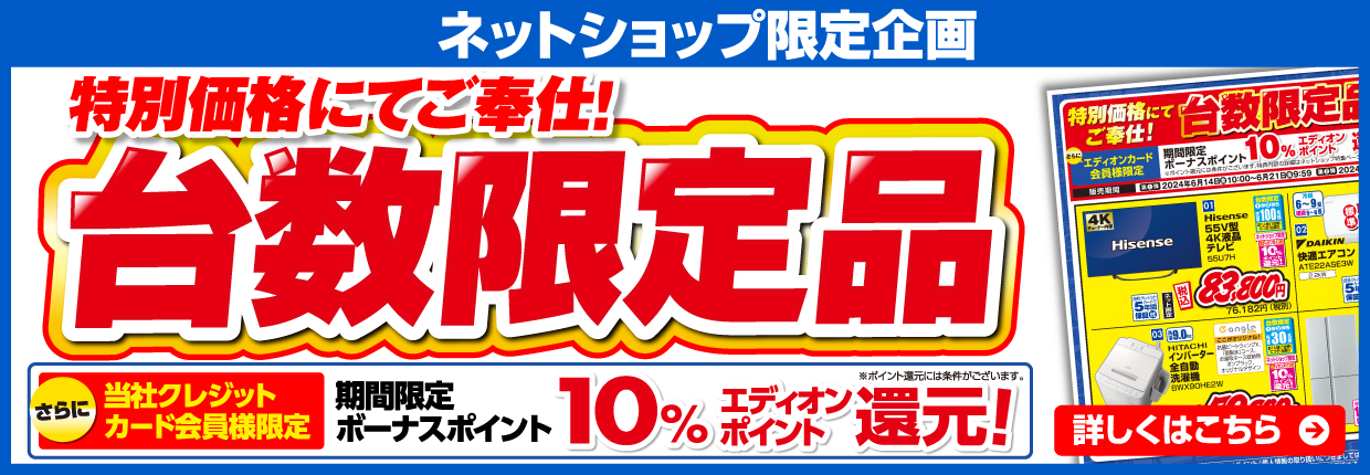 特別価格にてご奉仕！台数限定品