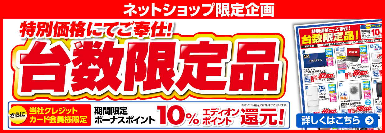 特別価格にてご奉仕！台数限定品
