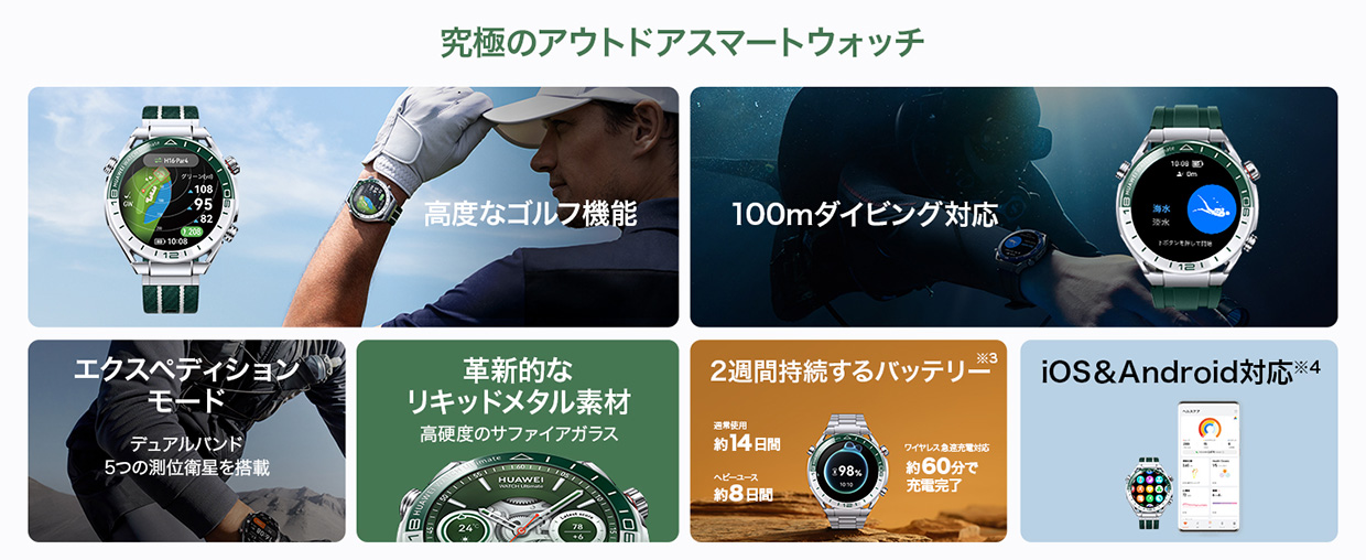 究極のアウトドアスマートウォッチ