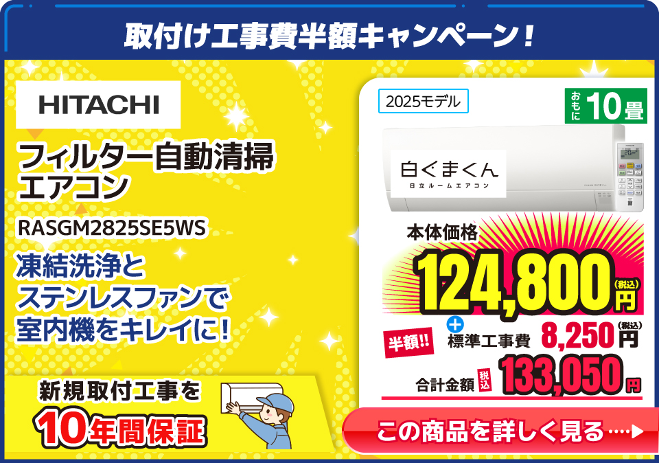 日立 RASGM2225SE5WS