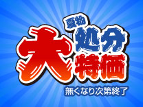 夏物処分大特価