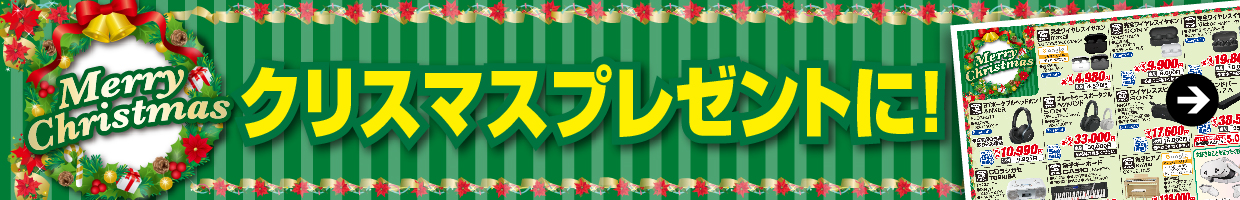クリスマスプレゼントに！