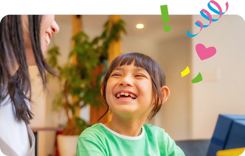 もらってニコニコのイメージ