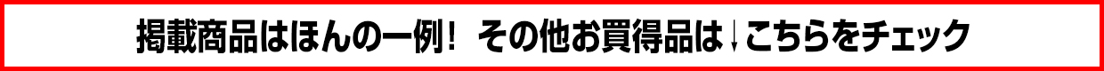 その他のお買い得品をチェック！