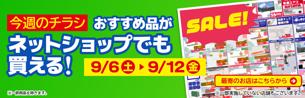 チラシのおすすめ品がネットで買える！