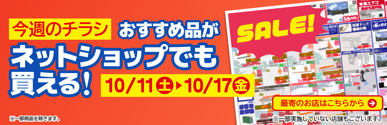 チラシのおすすめ品がネットで買える！