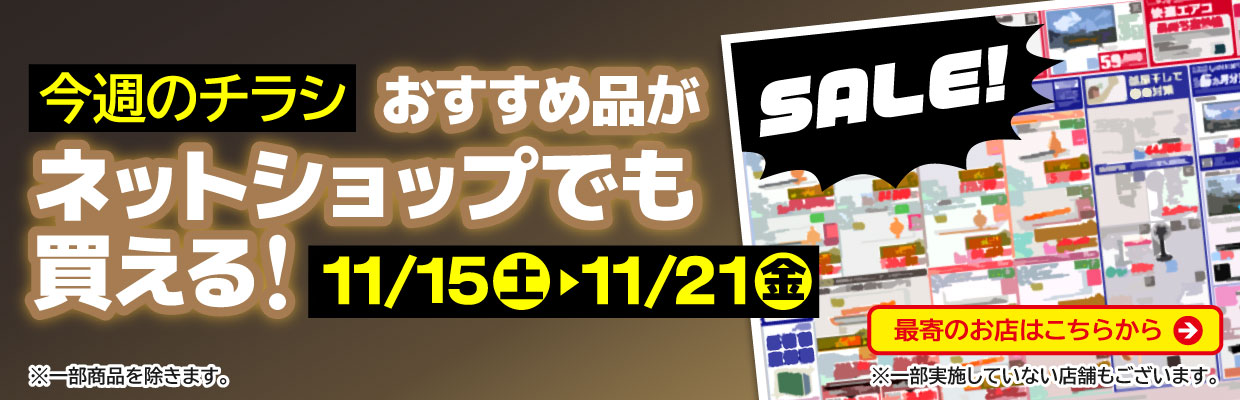 チラシのおすすめ品がネットで買える！