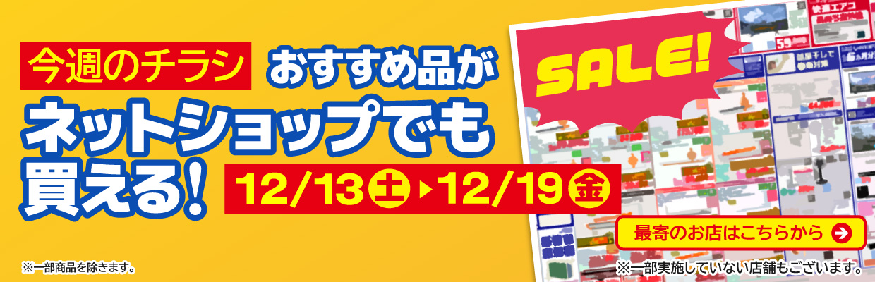 チラシのおすすめ品がネットで買える！