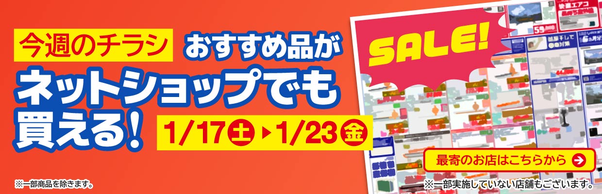 チラシのおすすめ品がネットで買える！