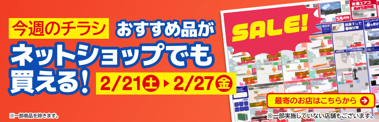 チラシのおすすめ品がネットで買える！