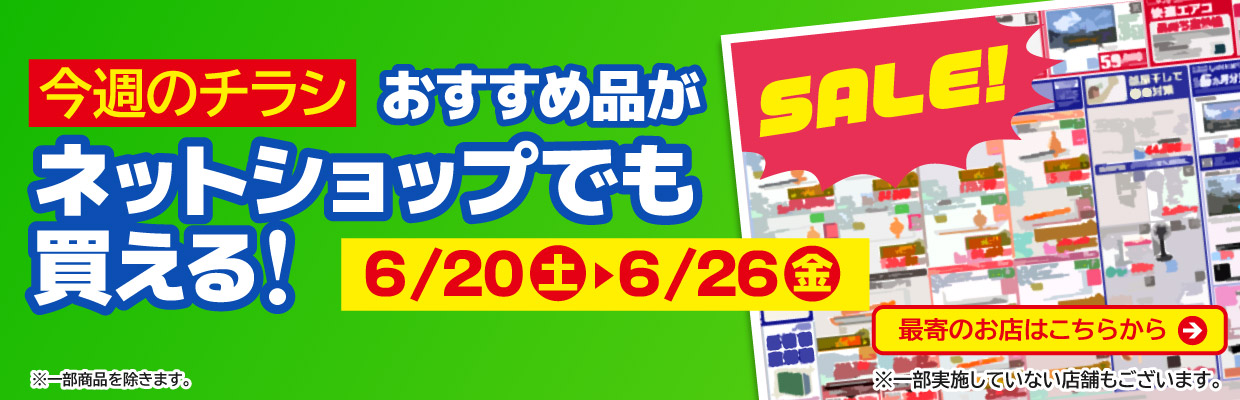 チラシのおすすめ品がネットで買える！