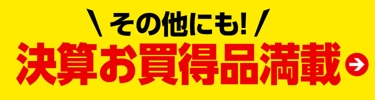 その他にも決算お買得品満載