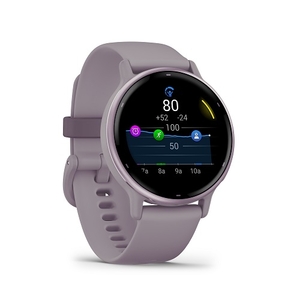 Garmin vivoactive 5 Music, GPS, WiFi, Orchid/Orchid Met．, JPN Orchid Met 010-02862-43-イメージ3