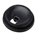 サンナップ 厚紙カップ 280ml用フタ 黒 50個入 FCV2664-CRU2850BK