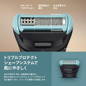フィリップス ボディーグルーマー 7000 シリーズ ブラック BG7470/15-イメージ5