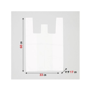 ジャパックス 手付きポリ袋 LLサイズ 約20L 乳白 15枚 FCE014S-PR30W-イメージ4