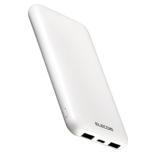 エレコム 5V/3A出力モバイルバッテリー (10000mAh/C×1+A×2+B×1) ホワイト DE-C66-10000WH エレコム 5V/3A出力モバイルバッテリー (10000mAh/C×1+A×2+B×1) ホワイト DE-C66-10000WH