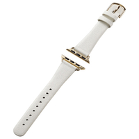 エレコム Apple Watch用 &me ソフトレザーバンド(42/41/40/38mm) オフホワイト AW-41BDLJWH