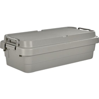 トラスコ中山 TRUSCO/トランクカーゴ フラット天板仕様 浅型 40L グレー FC842YY-3695135