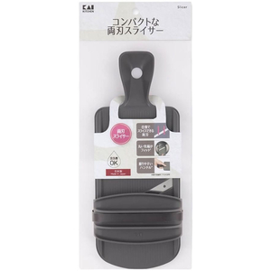 貝印 Kai Kitchen コンパクト両刃スライサー 指ガード付 FC868SU-DH8021-イメージ2