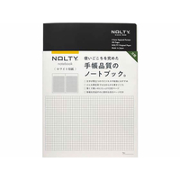 日本能率/NOLTYノート A5 ホワイト用紙192ページ 方眼ブラック FCD238G-NWG01