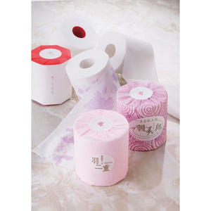望月製紙/羽美翔(はねびしょう) トイレットペーパー 1ロール FCD257Y-イメージ2