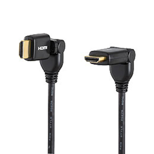 エルパ Wスイング イーサネット対応HDMIケーブル 1．5m DH-SW4015-イメージ1