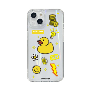 BOOGIE WOOGIE iPhone 13用オーロラケース BW22001I13YL-イメージ1