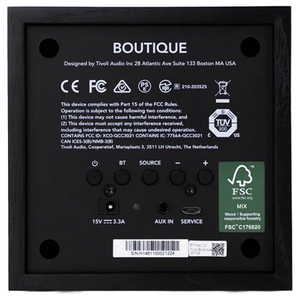 Tivoli　Audio Boutipue ワイヤレススピーカー ブラックブラック BTQE-3001-UNL-イメージ5