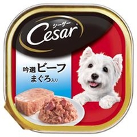 マースジャパンリミテッド シーザー　吟選ビーフ　まぐろ入り　100g CE26ｼｰｻﾞｰ ﾋﾞｰﾌ ﾏｸﾞﾛ 100G