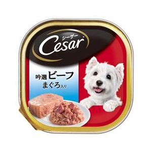 マースジャパンリミテッド シーザー　吟選ビーフ　まぐろ入り　100g CE26ｼｰｻﾞｰ ﾋﾞｰﾌ ﾏｸﾞﾛ 100G-イメージ1