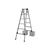 ピカコーポレイション 四脚アジャスト式脚立かるノビSCL型2～3尺 SCL-90A-イメージ1