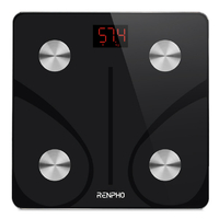 RENPHO Bluetooth対応 体組成計 ブラック ESCS20M