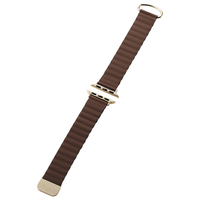 エレコム Apple Watch用 &me ソフトレザーバンド(マグネットタイプ)(42/41/40/38mm) ココアブラウン AW-41BDLMAGBR