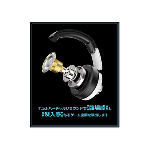 I-CHAIN JAPAN 2．4G&Bluetoothワイヤレスゲーミングヘッドセット WizarD HK21C1-イメージ4