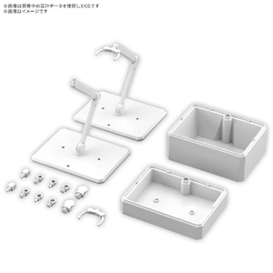 バンダイスピリッツ アクションベース7 & オプションボックス1 [ホワイト] ｱｸｼﾖﾝﾍﾞ-ｽ7ｵﾌﾟｼﾖﾝBOX1ﾎﾜｲﾄ-イメージ1