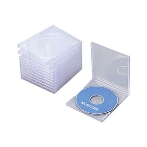 エレコム Blu-ray/DVD/CDケース(標準/PS/1枚収納) 10パック CCD-JSCN10シリーズ クリア CCD-JSCN10CR エレコム Blu-ray/DVD/CDケース(標準/PS/1枚収納) 10パック CCD-JSCN10シリーズ クリア CCD-JSCN10CR