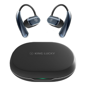 KINGLUCKY オープンイヤー型(空気伝導式)完全ワイヤレスイヤフォン i31Pro Max ブラック I31PROMAXBK-イメージ4