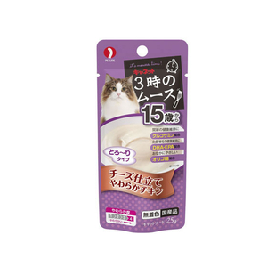 ペットライン キャネット 3時のムース 15歳から チーズ仕立て 25g FC26127-イメージ1