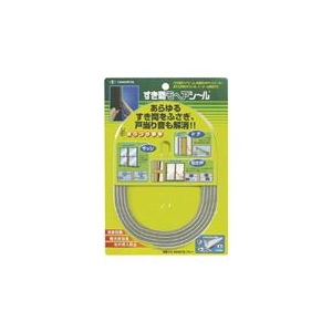 槌屋 すき間モヘヤシール　グレー　6mm×4mm×2m NO6040-GR-イメージ1