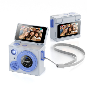 Hi-High ミニカメラ FLIPICKS(フリッピクス) GRAY×BLUE HH-2418-イメージ1