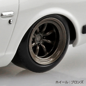 アオシマ 1/32 ニッサン S30フェアレディZ カスタム(ホワイト) Aﾗｸﾌﾟﾗ15CUWHﾌｴｱﾚﾃﾞｲZﾎﾜｲﾄ-イメージ4